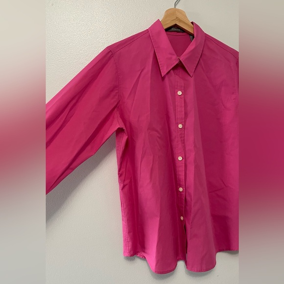 Hot Pink Button up Shirt - Picture 3 of 4